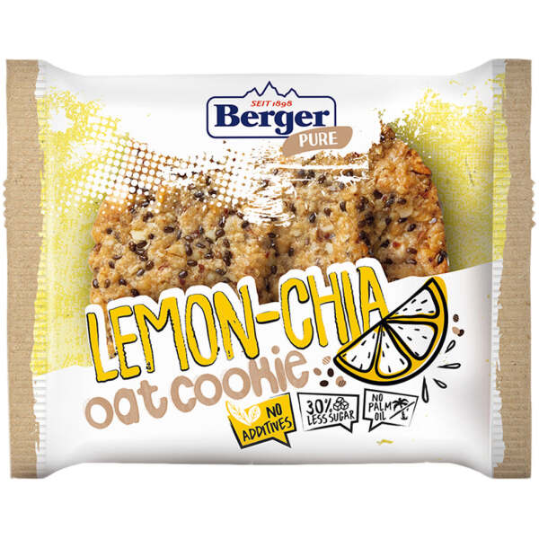 Image of Berger Pure Lemon-Chia Cookie 45g bei Sweets.ch