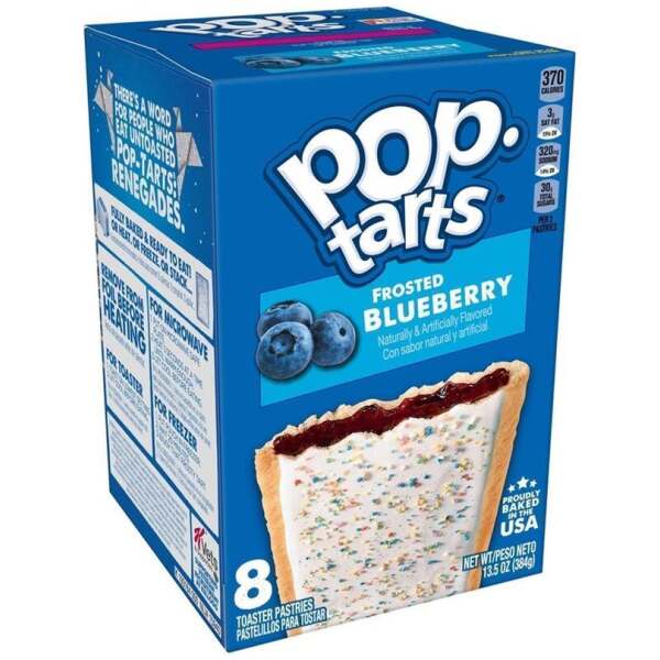 Image of Kelloggs Pop Tarts Frosted Blueberry 384g bei Sweets.ch