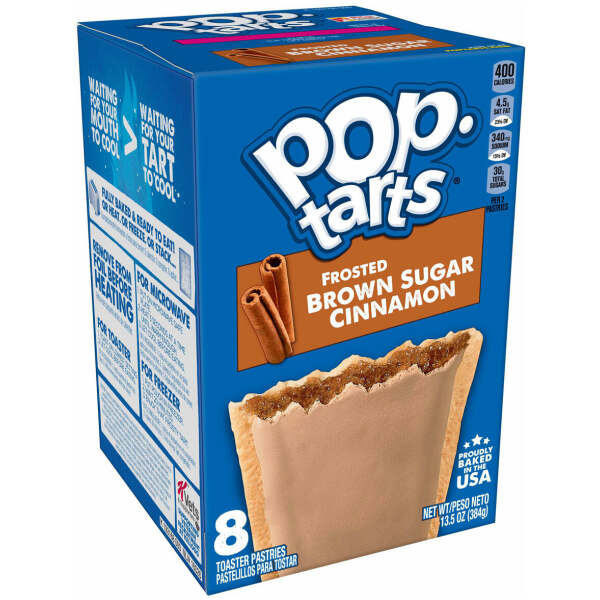 Image of Kelloggs Pop Tarts Frosted Brown Sugar Cinnamon 384g bei Sweets.ch