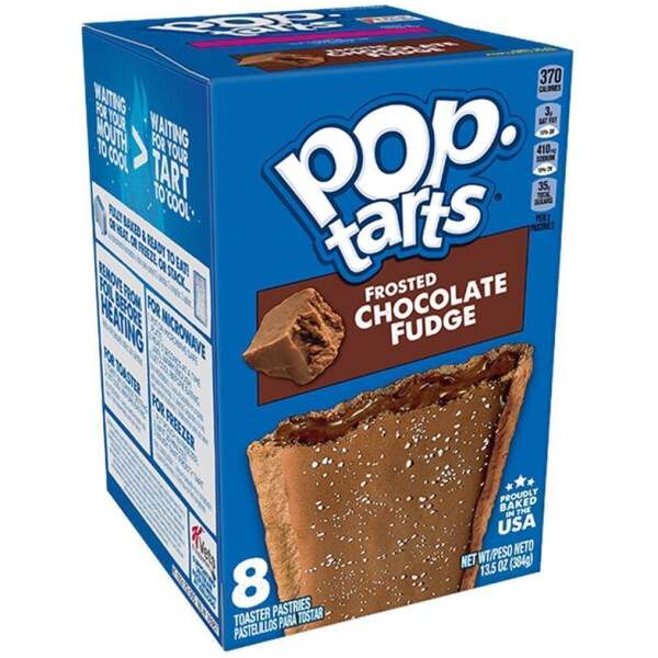 Image of Kelloggs Pop Tarts Frosted Chocolate Fudge 384g bei Sweets.ch