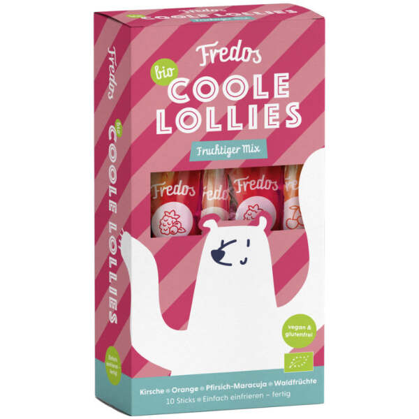 Image of Fredo's Coole Lollies Fruchtig 10x30ml bei Sweets.ch