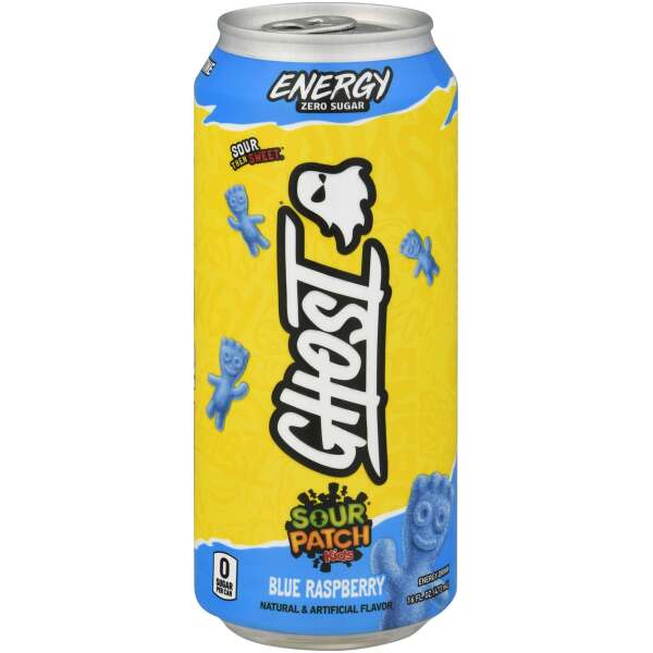 Image of Ghost Energy Blue Raspberry Sour Patch 473ml bei Sweets.ch