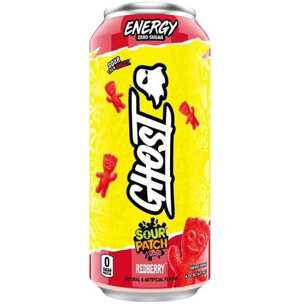 Image of Ghost Energy Redberry Sour Patch 473ml bei Sweets.ch