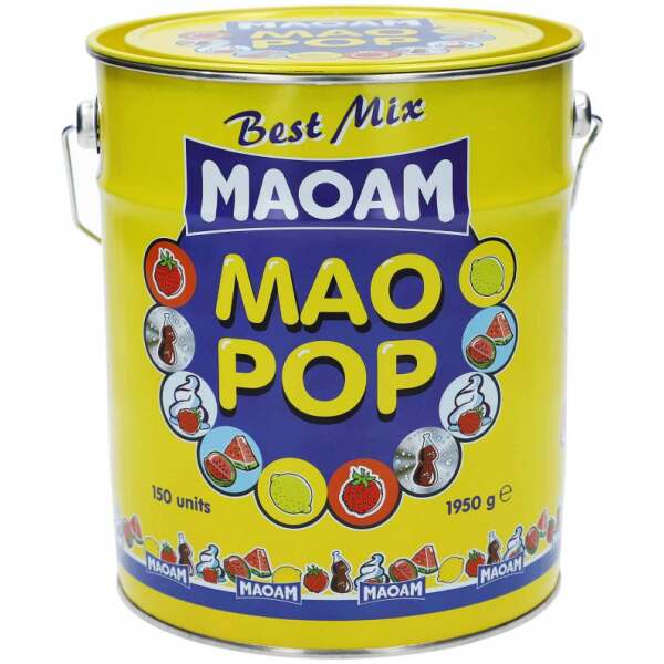 Image of Maoam Mao Pop Best Mix Eimer 150 Stk. bei Sweets.ch