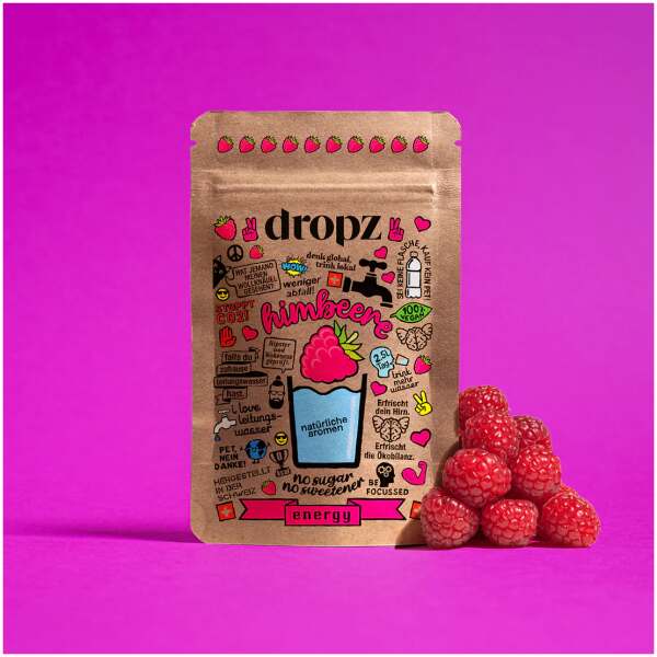 Image of dropz Energy Himbeere mit Koffein bei Sweets.ch
