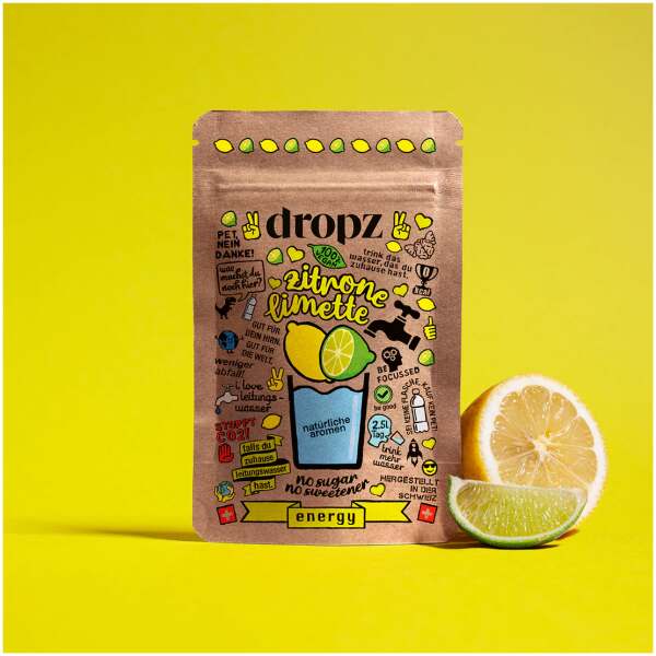 Image of dropz Energy Zitrone Limette mit Koffein bei Sweets.ch