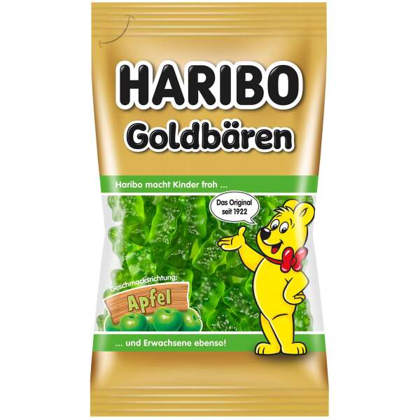 Image of Haribo Goldbären Apfel 75g bei Sweets.ch