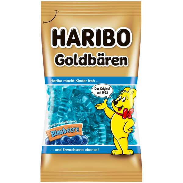 Image of Haribo Goldbären Blaubeere 75g bei Sweets.ch