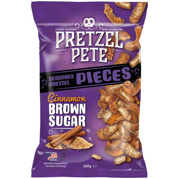 Image of Pretzel Pete Pieces Cinnamon & Brown Sugar 160g bei Sweets.ch