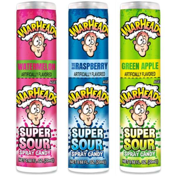 Image of Warheads Super Sour Spray 20ml 3er Set bei Sweets.ch