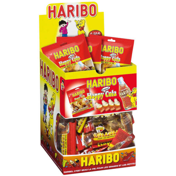 Image of Haribo Happy Cola 30 Minibeutel 40g bei Sweets.ch