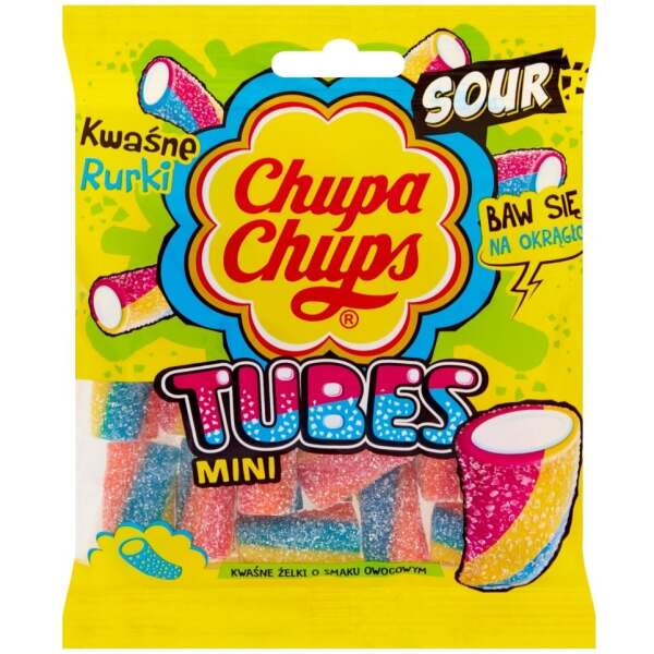 Image of Chupa Chups Tubes Mini Sour 90g bei Sweets.ch