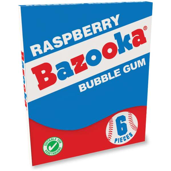 Image of Bazooka Bubblegum Wallet Raspberry 33g bei Sweets.ch