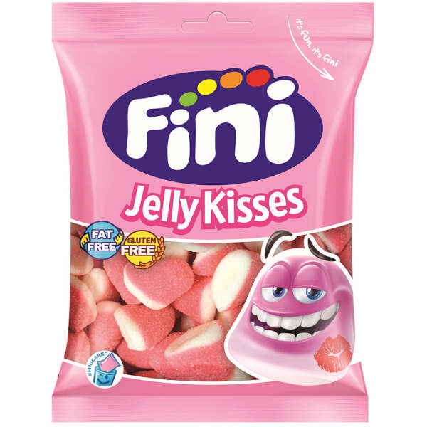 Image of Fini Jelly Kisses Strawberry 100g bei Sweets.ch