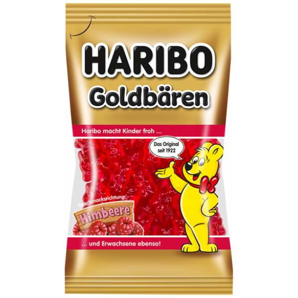 Image of Haribo Goldbären Himbeere 75g bei Sweets.ch