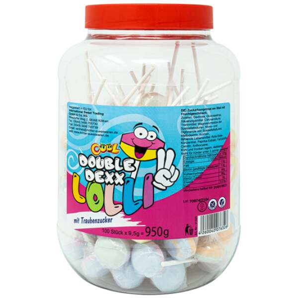 Image of Cool Double Dexx Lollies Dose 100 Stk. bei Sweets.ch