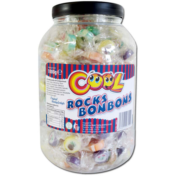 Image of Cool Rocks Bonbons Dose 1kg bei Sweets.ch