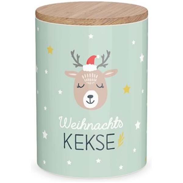 Image of Vorratsdose Rentier Weihnachtskekse bei Sweets.ch