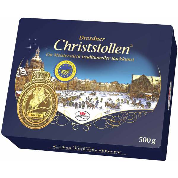 Image of Dr. Quendt Dresdner Christstollen Dose 500g bei Sweets.ch