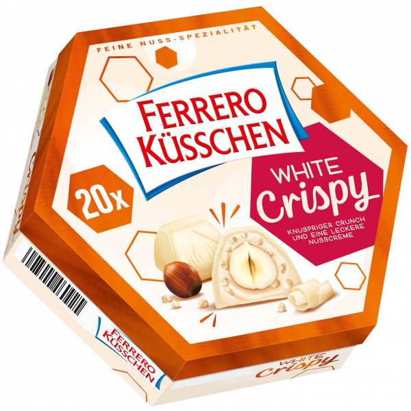 Image of Ferrero Küsschen White Crispy 20er bei Sweets.ch